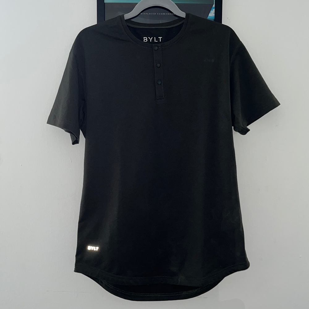 Bylt Drop Cut Short Sleeve Henley Shirt